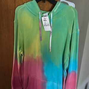 NWT PInk Tyed Dyed Sweatshirt Dress